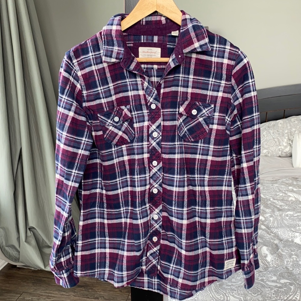 Weatherproof vintage plaid flannel shirt